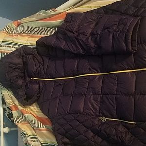 Michael Kors Women's 2x down purple jacket